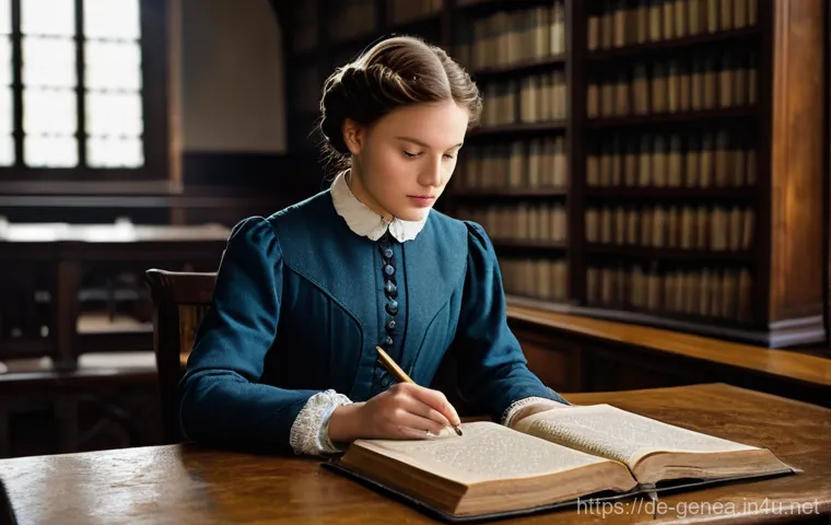 양반가 족보 - **Prompt:** A cozy and warm image of an elderly German grandmother, wearing a traditional, modest kn...