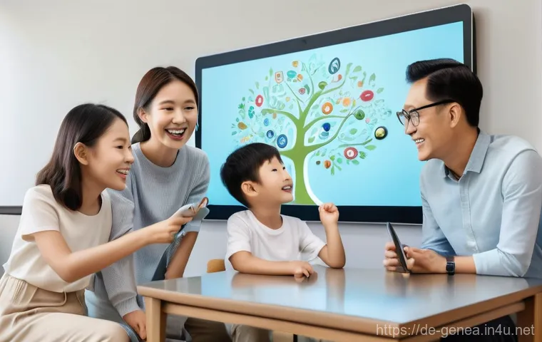 한국 성씨별 족보 - A vibrant scene of a Korean clan gathering in a beautiful traditional village (hanok maeul) against ... 한국 성씨별 족보 - A vibrant scene of a Korean clan gathering in a beautiful traditional village (hanok maeul) against ...