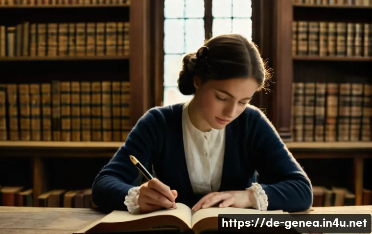 조선시대 족보 - **Prompt: European Ancestry Research in a Historic Archive**
    "A candid, cinematic shot of a youn...